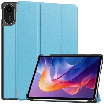 Etui z klapką Bizon Case Tab Croc do Xiaomi Redmi Pad 2, błękitne