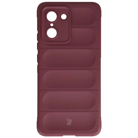 Pancerne etui Bizon Case Tur do OnePlus Nord CE5 5G, burgundowe