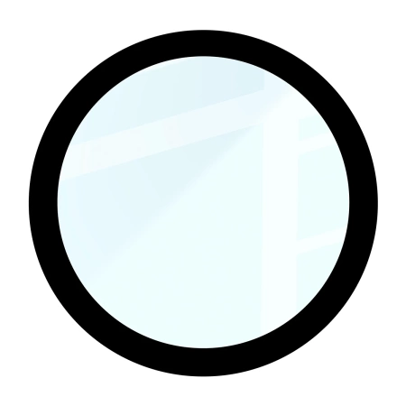 Szkło hybrydowe Bizon Glass Watch Edge Hybrid dla Garmin Vivoactive 6, czarne