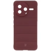 Pancerne etui Bizon Case Tur do Xiaomi Poco F7 Pro, burgundowe