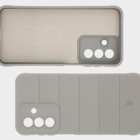 Pancerne etui Bizon Case Tur do Galaxy A26 5G, jasnoszare