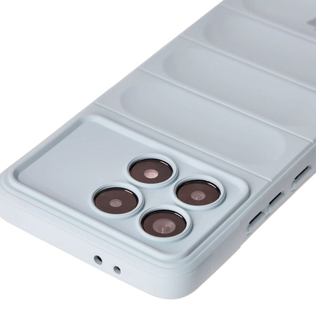 Pancerne etui Bizon Case Tur do Xiaomi Poco F6 Pro, jasnoniebieskie