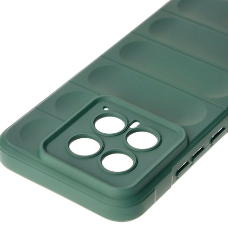 Pancerne etui Bizon Case Tur do Xiaomi 14, ciemnozielone