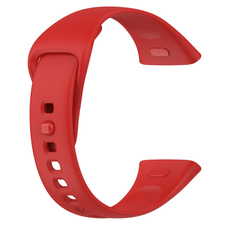 Pasek Bizon Strap Watch Dots do Xiaomi Redmi Watch 3, czerwony