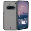 Etui Bizon Case Angelo do Nothing Phone (3a), półprzezroczyste z szarą ramką