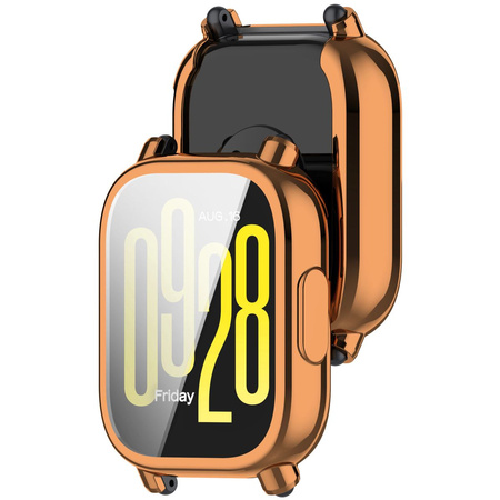 Etui Bizon Case Watch Felipe do Xiaomi Redmi Watch 5 Lite, różowozłote