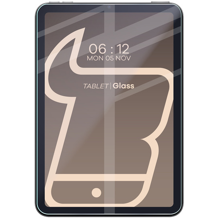 Elastyczne szkło hybrydowe Bizon Glass Tab Mule do iPad Mini 7 2024