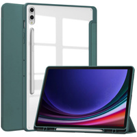 Etui Bizon Case Tab Clear Matt do Galaxy Tab S10 Plus / S9 Plus, ciemnozielone
