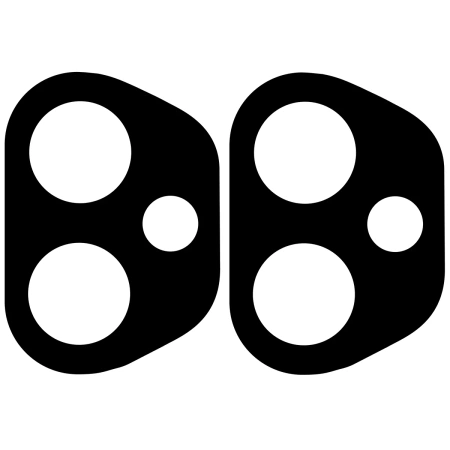 Szkło na aparat Bizon Glass Lens do Honor 400, 2 sztuki