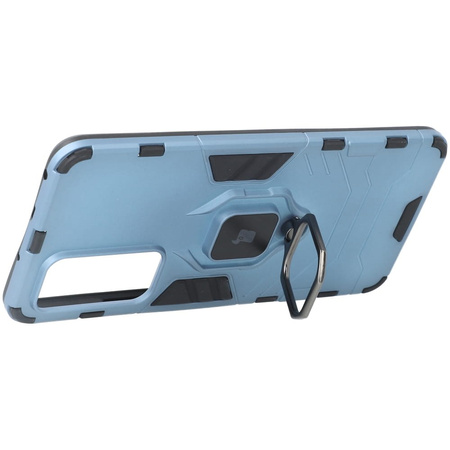 Etui Bizon Case Armor Ring do Xiaomi 12 Lite, niebieskie