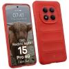 Pancerne etui Bizon Case Tur do Xiaomi Redmi Note 15 Pro 4G, czerwone