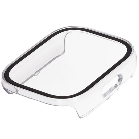 Etui ze szkłem do zegarka Bizon Case Watch Adamo do Xiaomi Redmi Watch 5 Lite, przeźroczyste