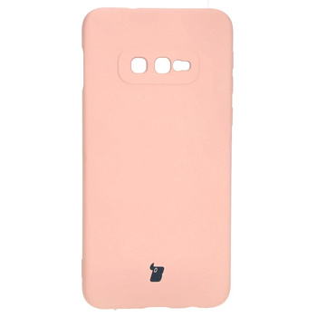 Etui Bizon Case Silicone do Galaxy S10e, jasnoróżowe