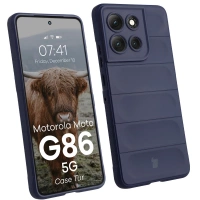 Pancerne etui Bizon Case Tur do Motorola Moto G86 5G, granatowe
