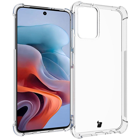 Etui + 2x szkło + obiektyw Bizon Case Clear Pack do Motorola Moto G34 5G, przezroczyste