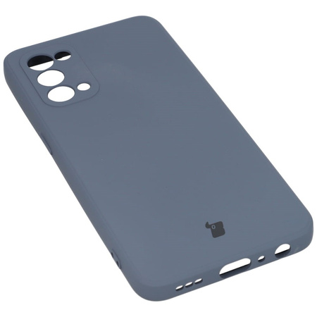 Etui Bizon Case Silicone do Oppo Reno 5 5G, szare