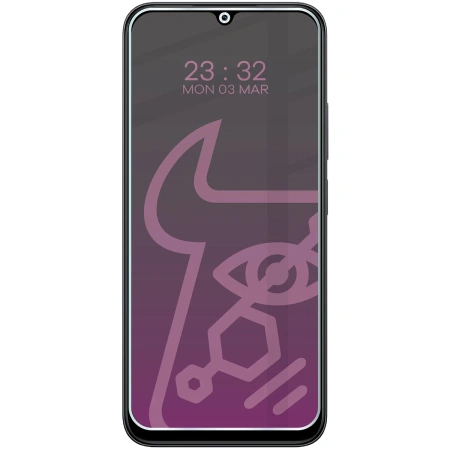 Prywatyzujące szkło hybrydowe Bizon Glass Mule Shadow do Xiaomi POCO C85 4G, matowe