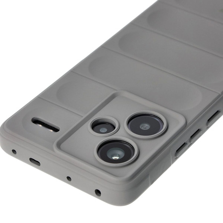 Pancerne etui Bizon Case Tur do Xiaomi Redmi Note 13 Pro+ 5G, jasnoszare