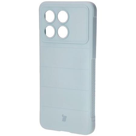 Pancerne etui Bizon Case Tur do Xiaomi Poco F6 Pro, jasnoniebieskie