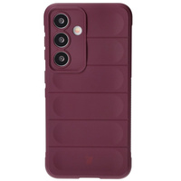 Pancerne etui Bizon Case Tur do Galaxy S24, burgundowe