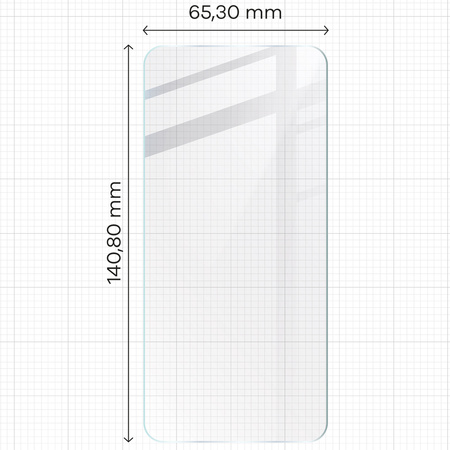 Elastyczne szkło hybrydowe Bizon Glass Mule do Galaxy S23