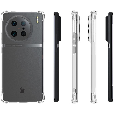 Elastyczne etui Bizon Case Salpa do Vivo X90 Pro, przezroczyste