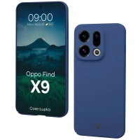 Etui Bizon Case Łupka do Oppo Find X9, niebieskie