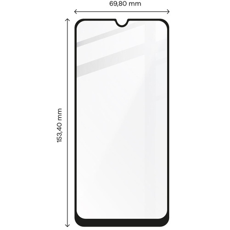 Szkło hartowane Bizon Glass Edge do Galaxy A22 4G / M22, czarne