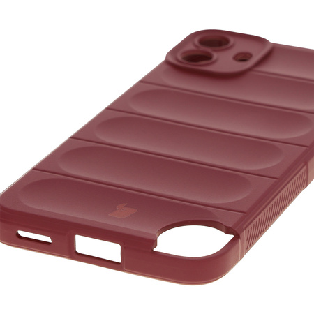 Pancerne etui Bizon Case Tur do Nothing CMF Phone 1, burgundowe