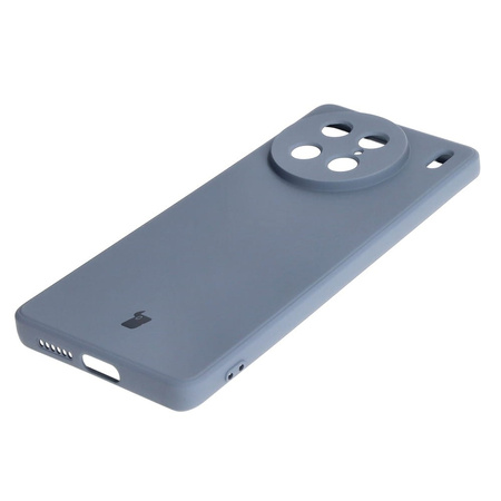 Etui Bizon Case Silicone Sq do VIVO X90 Pro, szare