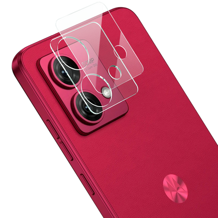 Szkło na aparat Bizon Glass Silk Lens do Motorola Moto G84 5G, 2 sztuki