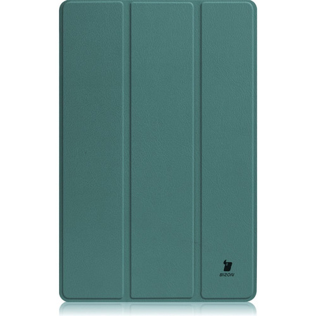Etui Bizon Case Tab Croc do Lenovo Tab P12 Pro, ciemnozielone