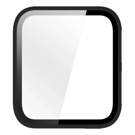 Etui ze szkłem do zegarka Bizon Case+Glass Watch do Garmin Venu X1, czarne