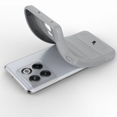 Pancerne etui Bizon Case Tur do OnePlus 10T, jasnoszare