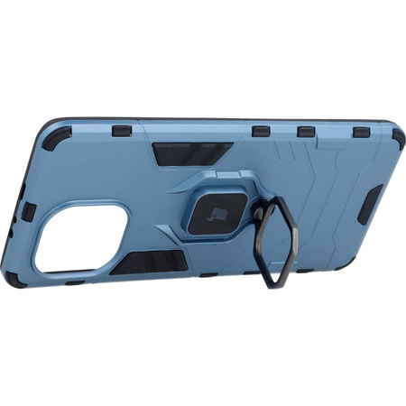 Etui Bizon Case Armor Ring do Xiaomi Mi 11, niebieskie