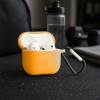 Silikonowe etui z karabińczykiem Bizon Case Headphone Silicone do AirPods 4, jasnozielone