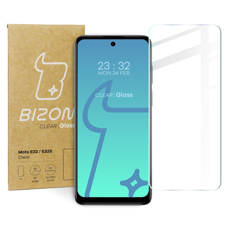 Szkło hartowane Bizon Glass Clear do Motorola Moto E32 / E32S