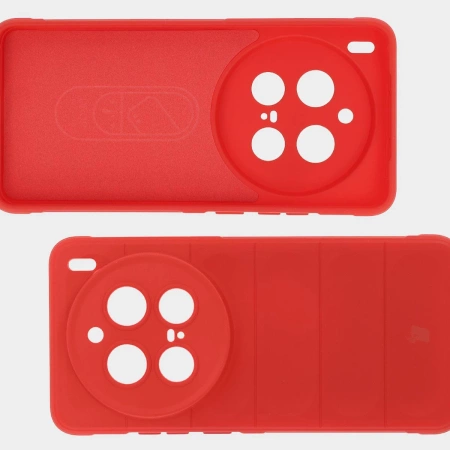 Pancerne etui Bizon Case Tur do Vivo X200 Pro, czerwone