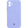 Etui Bizon Case Silicone do iPhone 12, fioletowe