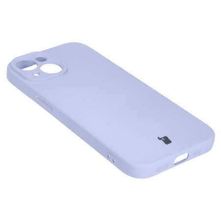 Etui Bizon Case Silicone do iPhone 15, jasnofioletowe