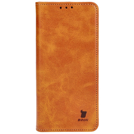 Etui z klapką Bizon Case Pocket Pro do Motorola Moto G34 5G, brązowe
