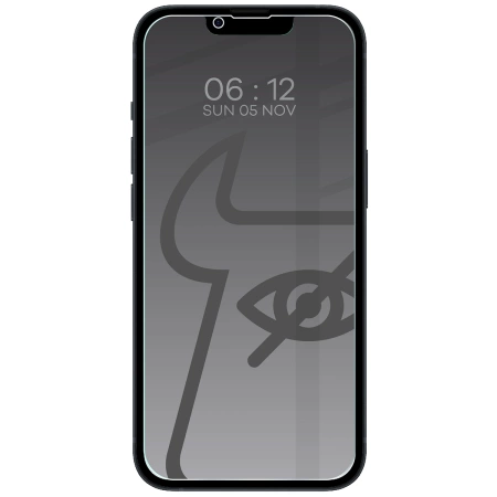 Prywatyzujące szkło hartowane Bizon Glass Clear Shadow do iPhone 16 Pro Max, przyciemniane