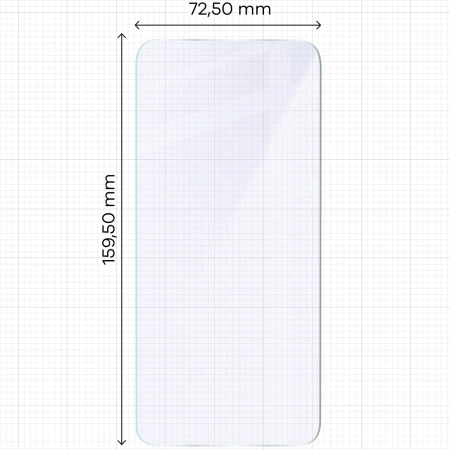 Elastyczne szkło hybrydowe Bizon Glass Mule do iPhone 16 Plus