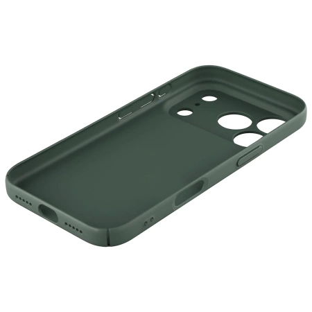 Etui Bizon Case Łupka do iPhone 17 Pro, zielone