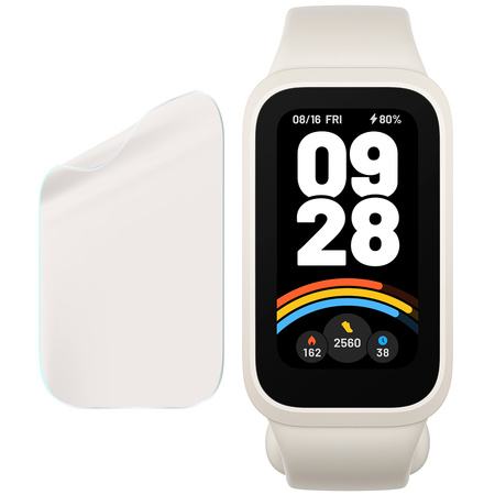 Folia matowa Bizon Glass Watch Film Sun Duo do Xiaomi Smart Band 9 Active, 2 sztuki