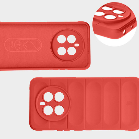 Pancerne etui Bizon Case Tur do Realme 12+, czerwone