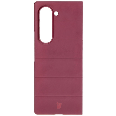 Pancerne etui Bizon Case Tur do Galaxy Z Fold6, burgundowe