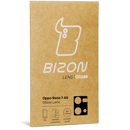 Szkło na aparat Bizon Glass Silk Lens dla Oppo Reno 7 4G, 2 sztuki