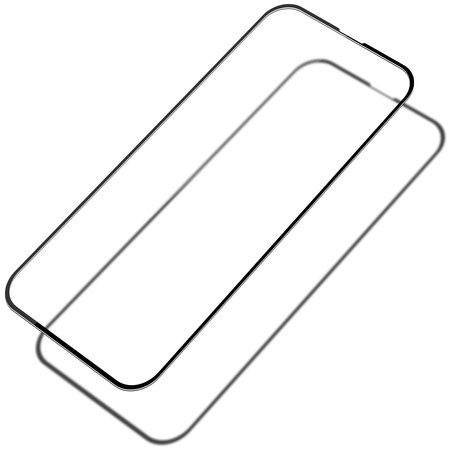 Szkło hartowane Bizon Glass Edge do iPhone 14 Pro Max, czarne