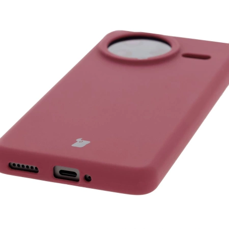 Silikonowe etui Bizon Soft Case do Xiaomi POCO F7 Ultra, ciemnofioletowe
